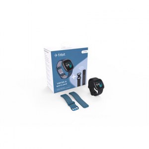 Inteligentny zegarek Fitbit Versa 4 Aluminium Czarny 40 mm Odbiornik FitBit Pay GPS/GLONASS Wodoodporny